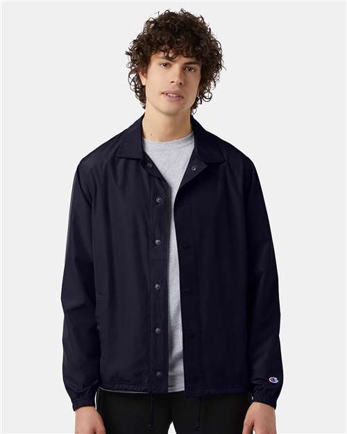 Custom Embroidered Champion Coach's Jacket CO126