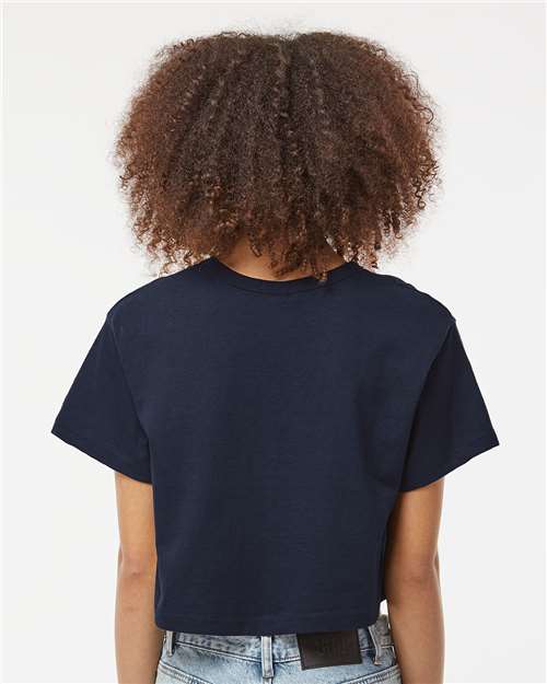 Champion Women's Heritage Jersey Crop T-Shirt T453W Custom Embroidered Business Logo