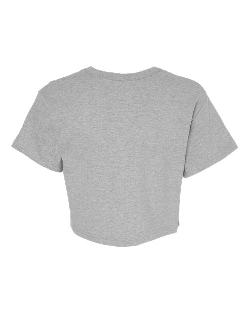 Champion Women's Heritage Jersey Crop T-Shirt T453W Custom Embroidered Business Logo
