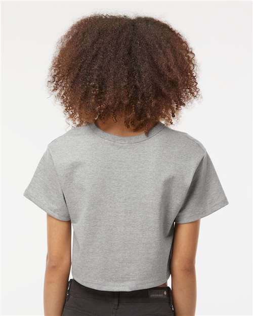 Champion Women's Heritage Jersey Crop T-Shirt T453W Custom Embroidered Business Logo