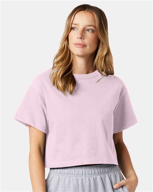 Custom Embroidered Champion Women's Heritage Jersey Crop T-Shirt T453W
