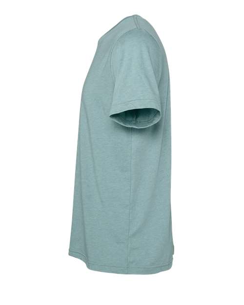 BELLA + CANVAS CVC Jersey Tee 3001CVC Heather Blue Lagoon