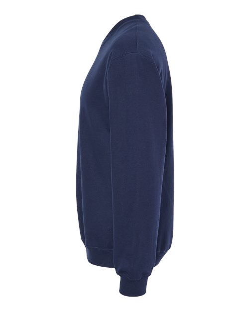 Gildan Softstyle® Midweight Crewneck Sweatshirt SF000 Navy Custom Embroidered Business Logo