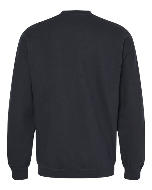 Gildan Softstyle® Midweight Crewneck Sweatshirt SF000 Black Custom Embroidered Business Logo