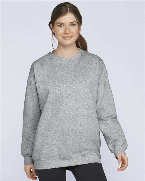 Custom Embroidered Gildan Softstyle® Midweight Crewneck Sweatshirt SF000 Sport Grey