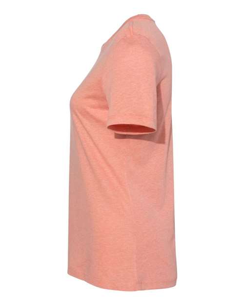 BELLA + CANVAS Women’s Relaxed Fit Heather CVC Tee 6400CVC Heather Sunset