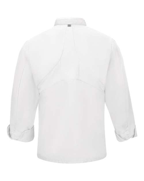 Custom EmbroideredChef Designs Mimix Chef Coat with OilBlok 9718 White