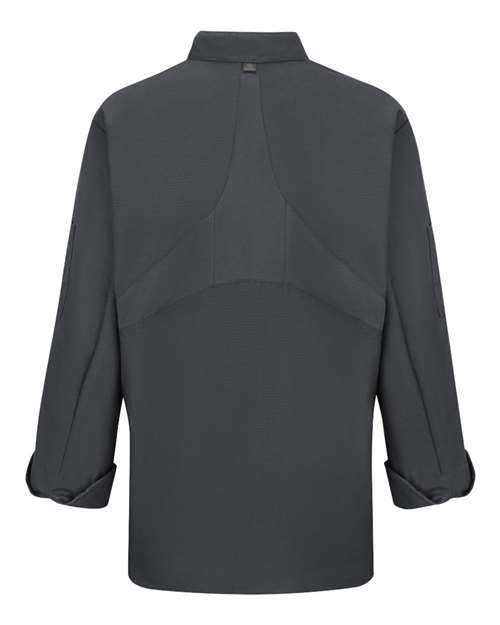 Chef Designs Women's Mimix™ Chef Coat with OilBlok 041X Custom Embroidered Business Logo