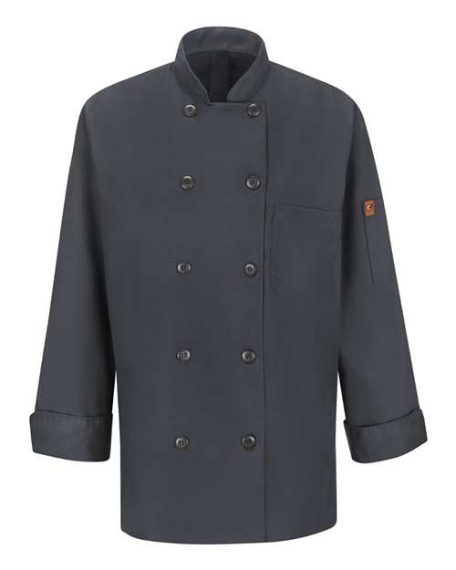 Chef Designs Women's Mimix™ Chef Coat with OilBlok 041X Custom Embroidered Business Logo
