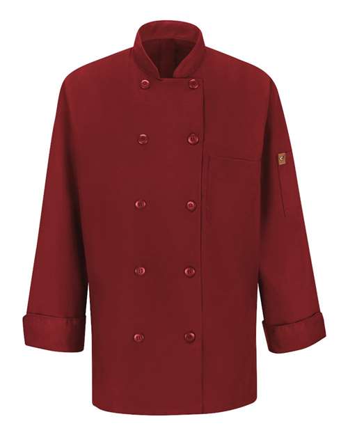 Chef Designs Women's Mimix™ Chef Coat with OilBlok 041X Custom Embroidered Business Logo