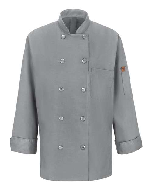 Chef Designs Women's Mimix™ Chef Coat with OilBlok 041X Custom Embroidered Business Logo