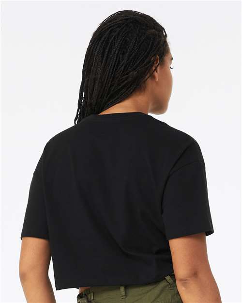 BELLA + CANVAS Women's Jersey Crop Tee 6482 Custom Embroidered Business Logo