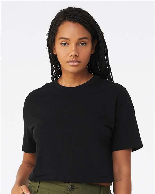 Custom Embroidered BELLA + CANVAS Women's Jersey Crop Tee 6482