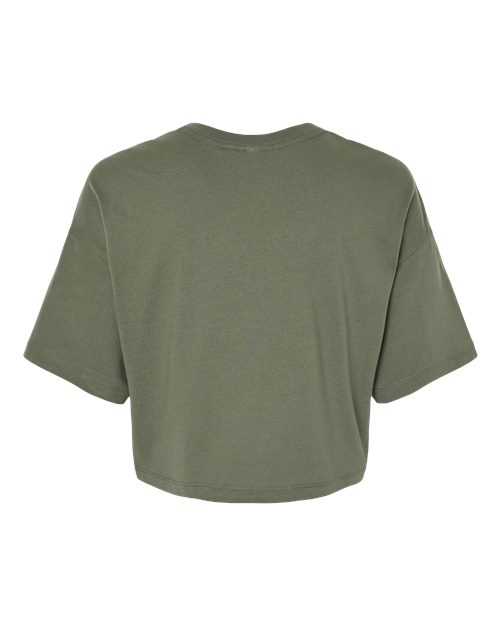 BELLA + CANVAS Women's Jersey Crop Tee 6482 Custom Embroidered Business Logo