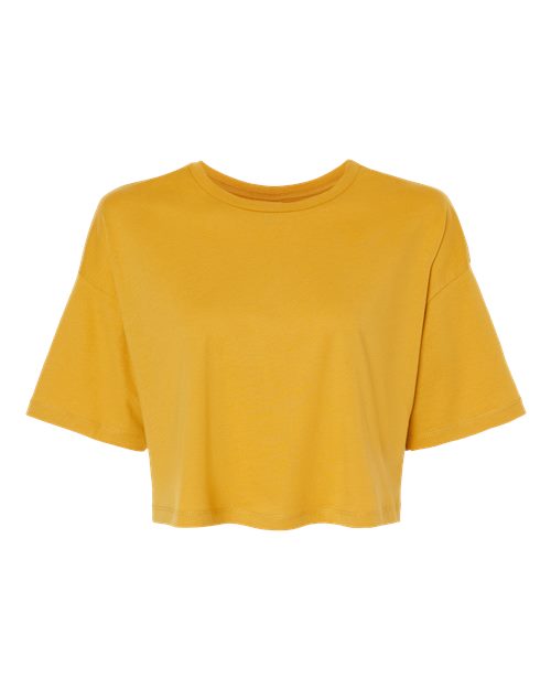 BELLA + CANVAS Women's Jersey Crop Tee 6482 Custom Embroidered Business Logo