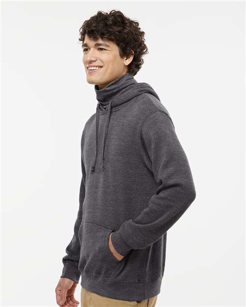 J. America Gaiter Fleece Hooded Sweatshirt 8879