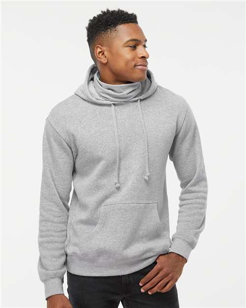 Custom Embroidered J. America Gaiter Fleece Hooded Sweatshirt 8879