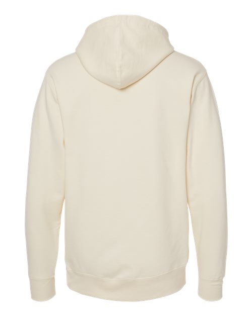 Independent Trading Co. Midweight Hooded Sweatshirt SS4500 Bone Custom Embroidered Business Logo