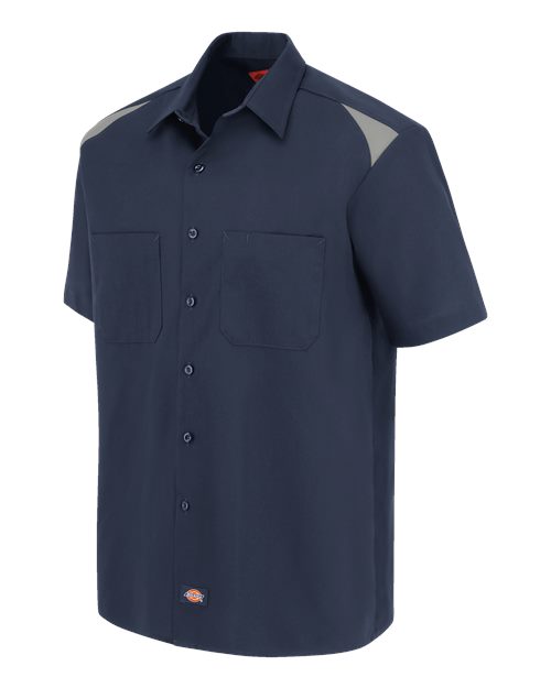 Dickies Short Sleeve Performance Team Shirt - Tall Sizes 05T Custom Embroidered Business Logo