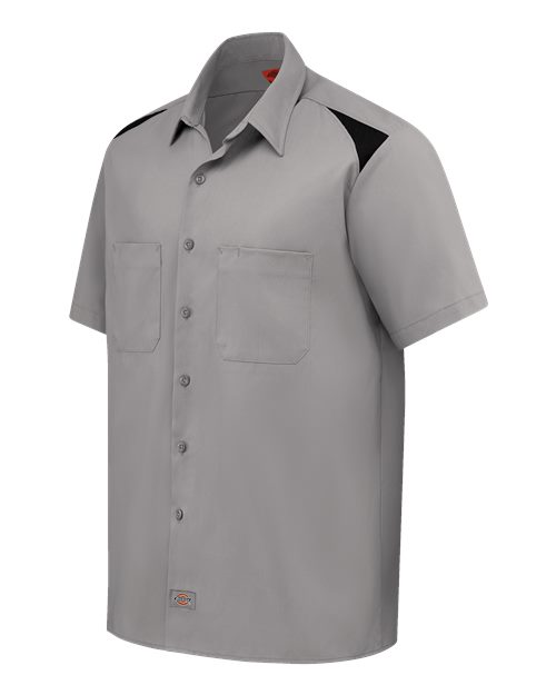 Dickies Short Sleeve Performance Team Shirt - Tall Sizes 05T Custom Embroidered Business Logo