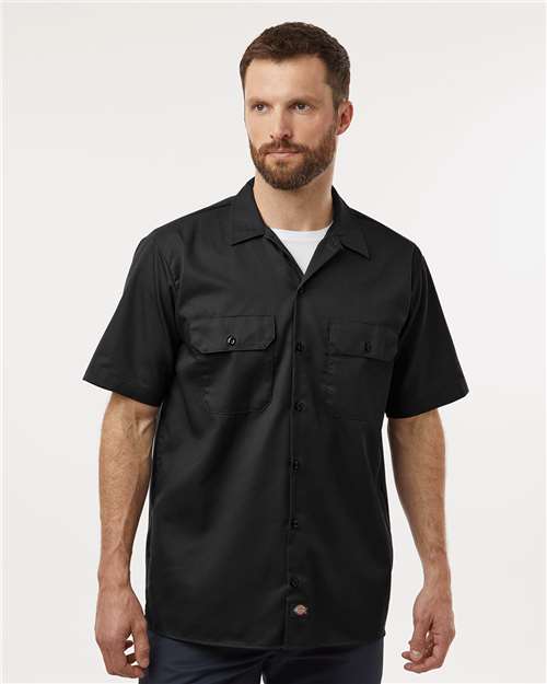 Custom Embroidered Dickies Short Sleeve Work Shirt - Tall Sizes 2574T