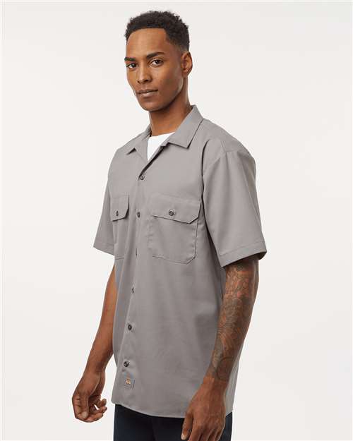 Dickies Short Sleeve Work Shirt - Tall Sizes 2574T