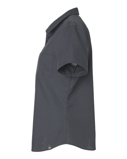 Dickies Women's Short Sleeve Industrial Work Shirt 5350 Custom Embroidered Business Logo