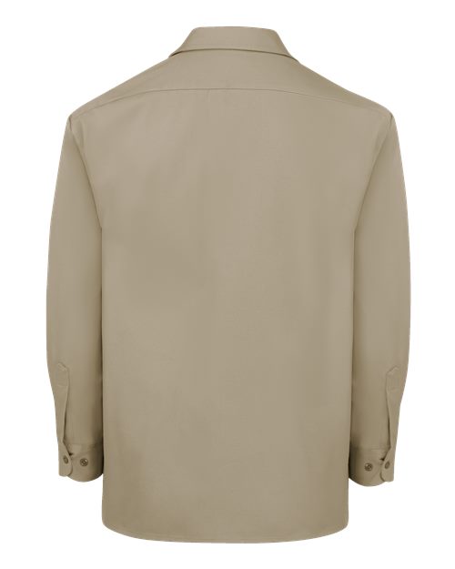 Dickies Industrial Colorblocked Long Sleeve Shirt - Tall Sizes 5524T Custom Embroidered Business Logo