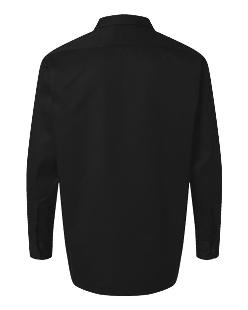 Dickies Long Sleeve Work Shirt - Tall Sizes 5574T Custom Embroidered Business Logo