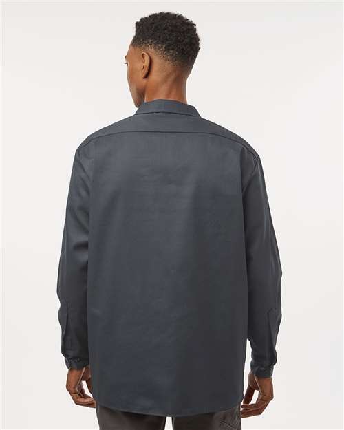 Dickies Long Sleeve Work Shirt - Tall Sizes 5574T