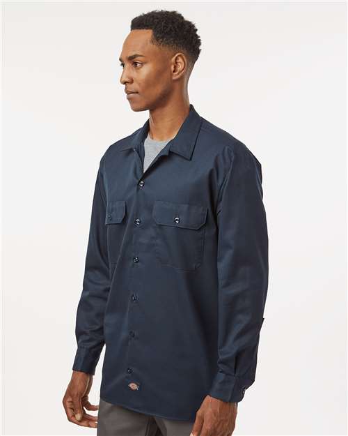 Dickies Long Sleeve Work Shirt - Tall Sizes 5574T