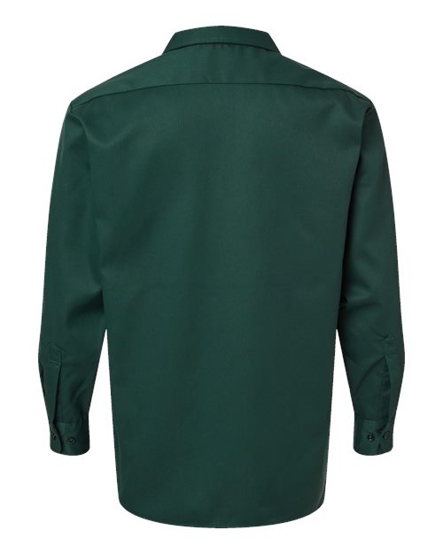 Dickies Long Sleeve Work Shirt - Tall Sizes 5574T Custom Embroidered Business Logo