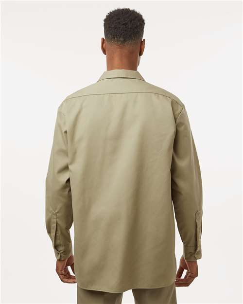 Dickies Long Sleeve Work Shirt - Tall Sizes 5574T