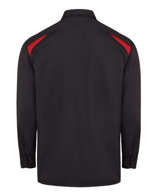 Dickies Long Sleeve Work Shirt - Tall Sizes 5574T Custom Embroidered Business Logo