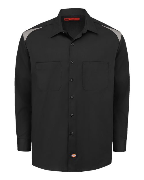 Dickies Long Sleeve Performance Team Shirt 6605 Custom Embroidered Business Logo