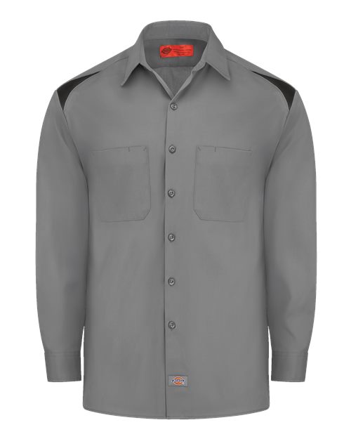 Dickies Long Sleeve Performance Team Shirt 6605 Custom Embroidered Business Logo
