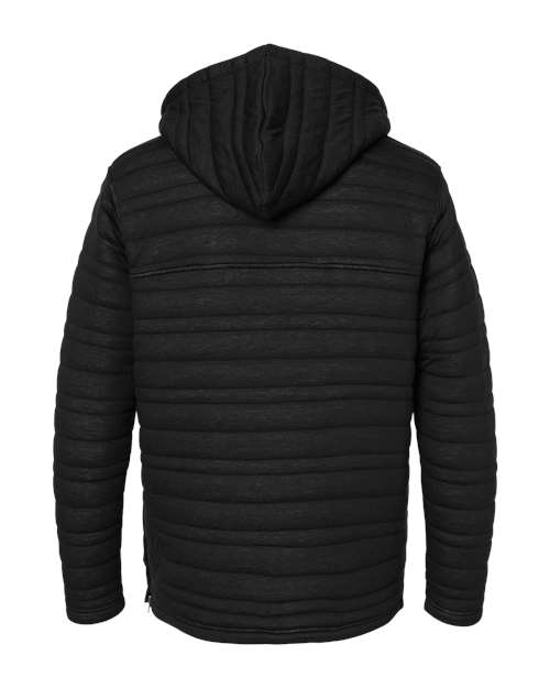 J. America Horizon Quilted Anorak Hooded Pullover 8897