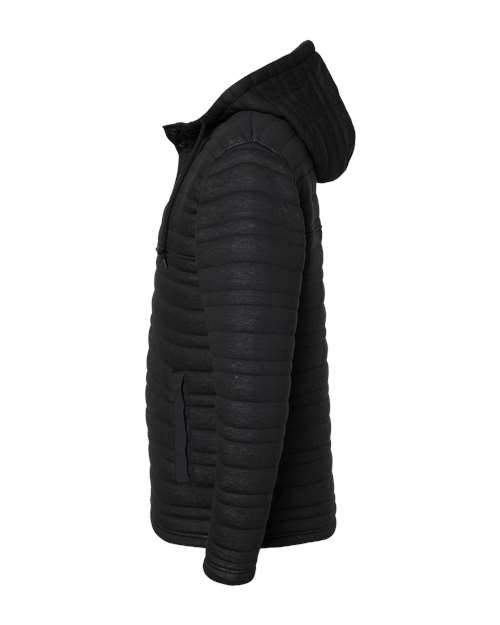 J. America Horizon Quilted Anorak Hooded Pullover 8897