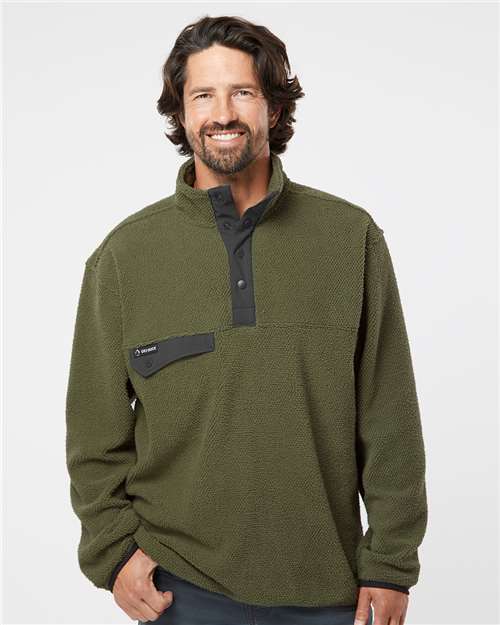 Custom Embroidered DRI DUCK Brooks Sherpa Mountain Fleece 7355
