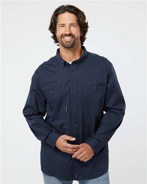 Custom Embroidered DRI DUCK Craftsman Woven Shirt 4450T