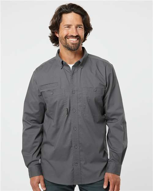 Custom Embroidered DRI DUCK Craftsman Woven Shirt 4450T