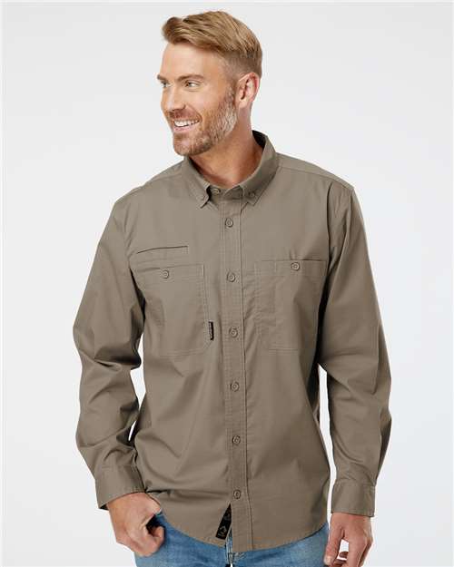 Custom Embroidered DRI DUCK Craftsman Woven Shirt 4450T