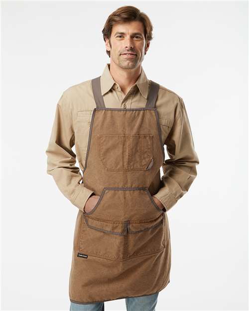 Custom Embroidered DRI DUCK Workman's Apron 1500