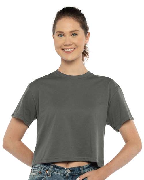 Custom Embroidered Next Level Women's Ideal Crop Top 1580