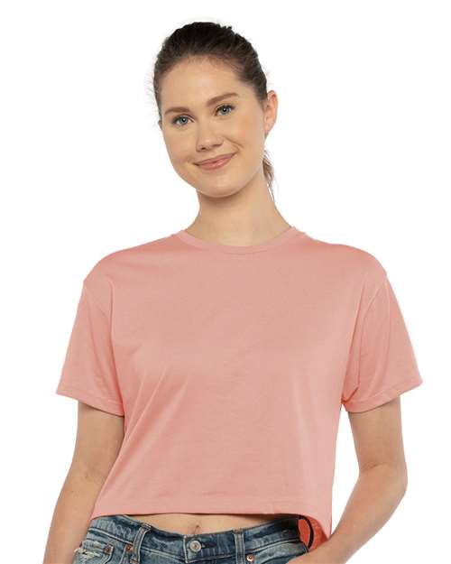 Custom Embroidered Next Level Women's Ideal Crop Top 1580