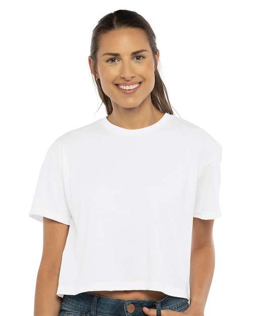 Custom Embroidered Next Level Women's Ideal Crop Top 1580