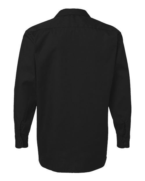 Dickies Industrial Cotton Long Sleeve Work Shirt - Tall Sizes L307T Custom Embroidered Business Logo