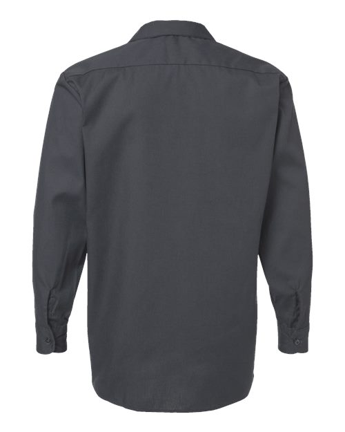 Dickies Industrial Long Sleeve Work Shirt L535 Custom Embroidered Business Logo