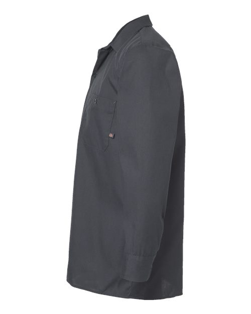 Dickies Industrial Long Sleeve Work Shirt L535 Custom Embroidered Business Logo