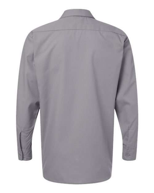Dickies Industrial Long Sleeve Work Shirt L535 Custom Embroidered Business Logo